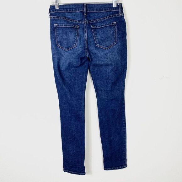 (2 Short) Old Navy Original Dark Wash Mid Rise Slim Skinny Jeans - Picture 3 of 4